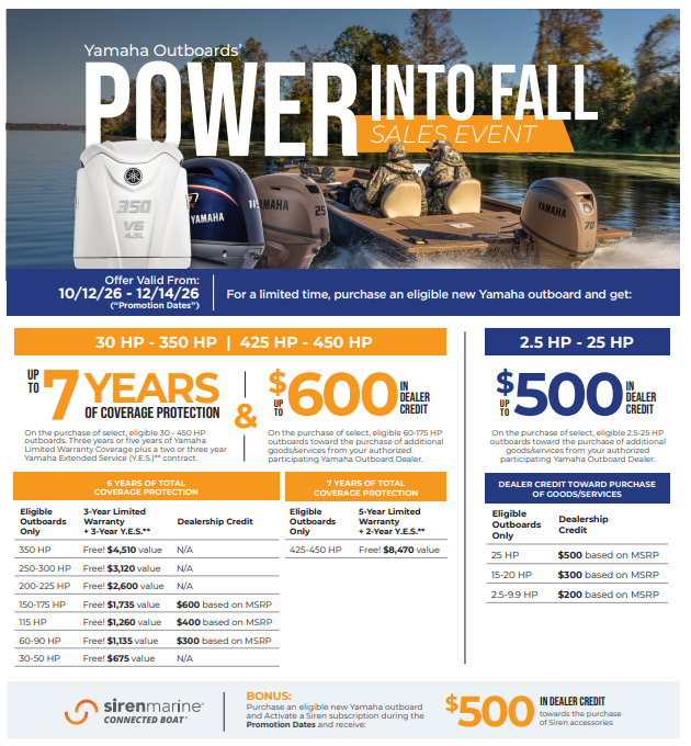 Sportsman Boats Take The Helm Sales Event - 4.49% Intro APR